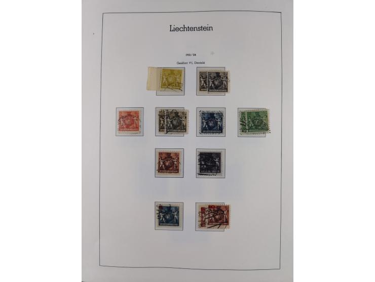 1912/85, Sammlung in gestempelter Erhaltung auf Leuchtturm Vordruckblättern ab 1-3, dabei Mi.3ya, 53-60, 72-77, 82-89, 94-107