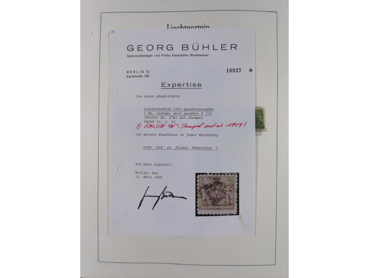 1912/85, Sammlung in gestempelter Erhaltung auf Leuchtturm Vordruckblättern ab 1-3, dabei Mi.3ya, 53-60, 72-77, 82-89, 94-107