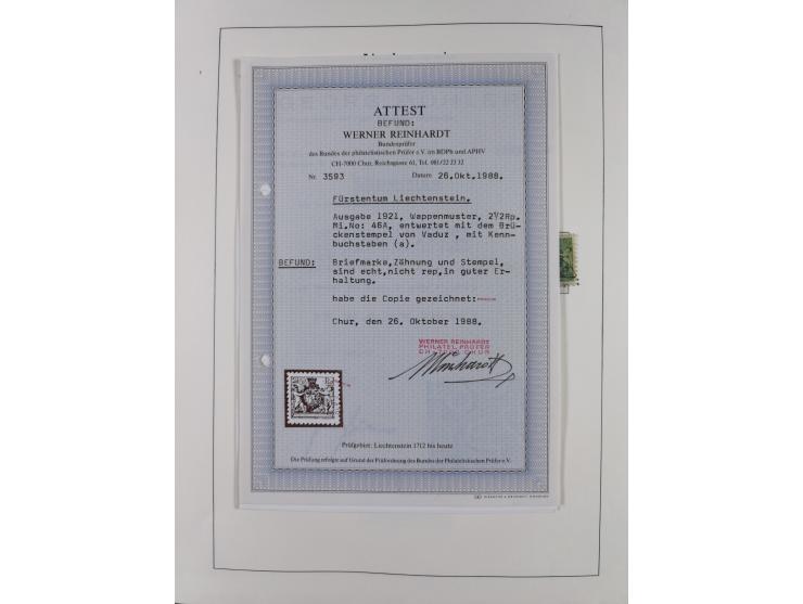 1912/85, Sammlung in gestempelter Erhaltung auf Leuchtturm Vordruckblättern ab 1-3, dabei Mi.3ya, 53-60, 72-77, 82-89, 94-107