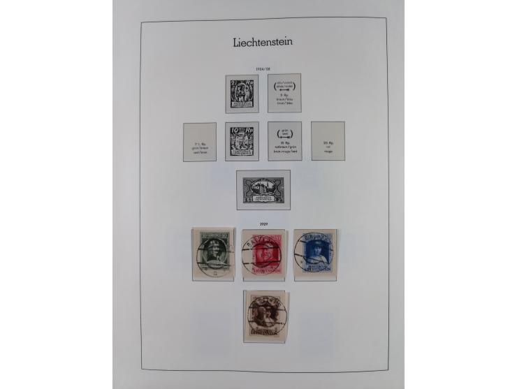 1912/85, Sammlung in gestempelter Erhaltung auf Leuchtturm Vordruckblättern ab 1-3, dabei Mi.3ya, 53-60, 72-77, 82-89, 94-107