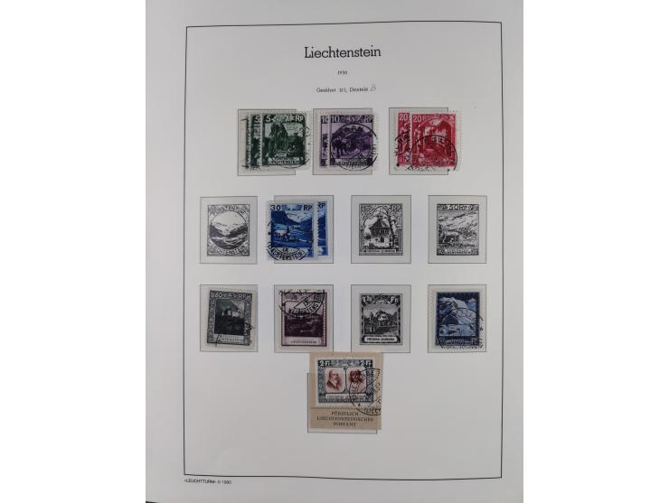 1912/85, Sammlung in gestempelter Erhaltung auf Leuchtturm Vordruckblättern ab 1-3, dabei Mi.3ya, 53-60, 72-77, 82-89, 94-107