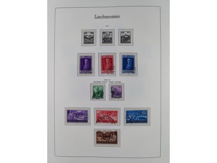 1912/85, Sammlung in gestempelter Erhaltung auf Leuchtturm Vordruckblättern ab 1-3, dabei Mi.3ya, 53-60, 72-77, 82-89, 94-107