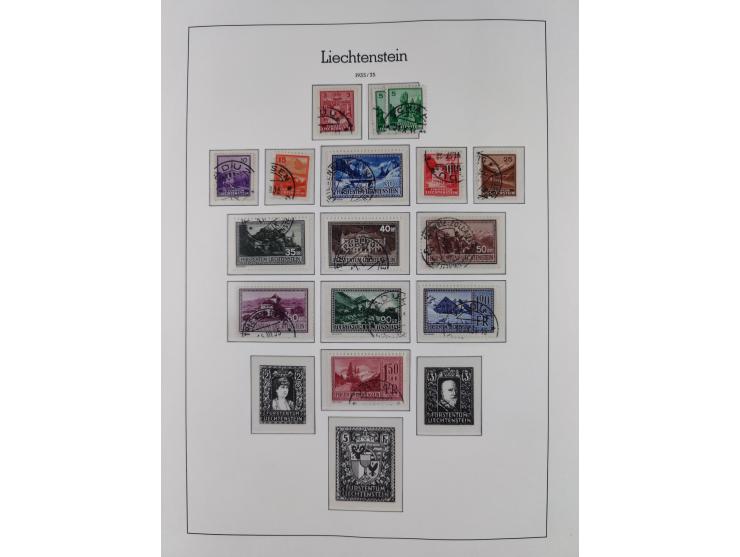 1912/85, Sammlung in gestempelter Erhaltung auf Leuchtturm Vordruckblättern ab 1-3, dabei Mi.3ya, 53-60, 72-77, 82-89, 94-107