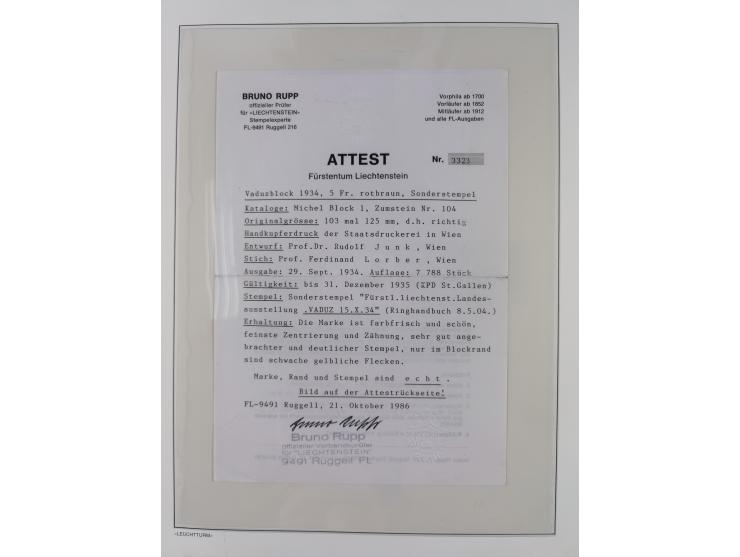 1912/85, Sammlung in gestempelter Erhaltung auf Leuchtturm Vordruckblättern ab 1-3, dabei Mi.3ya, 53-60, 72-77, 82-89, 94-107