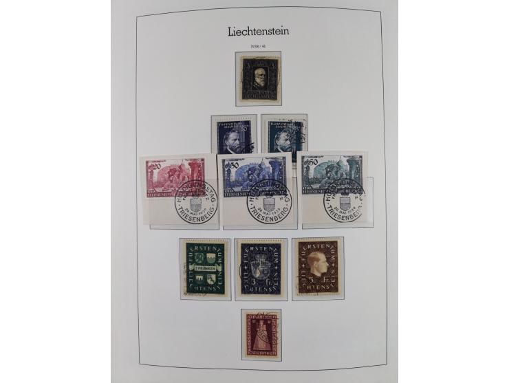 1912/85, Sammlung in gestempelter Erhaltung auf Leuchtturm Vordruckblättern ab 1-3, dabei Mi.3ya, 53-60, 72-77, 82-89, 94-107