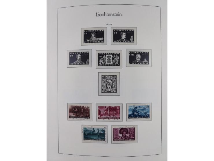 1912/85, Sammlung in gestempelter Erhaltung auf Leuchtturm Vordruckblättern ab 1-3, dabei Mi.3ya, 53-60, 72-77, 82-89, 94-107
