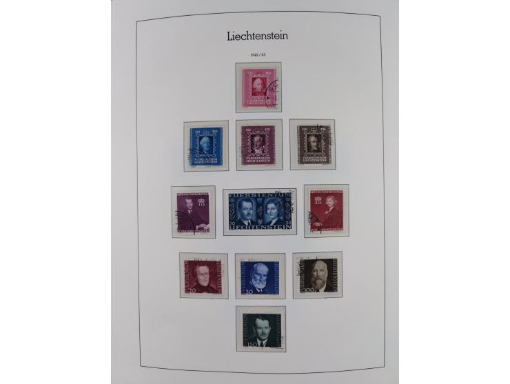 1912/85, Sammlung in gestempelter Erhaltung auf Leuchtturm Vordruckblättern ab 1-3, dabei Mi.3ya, 53-60, 72-77, 82-89, 94-107