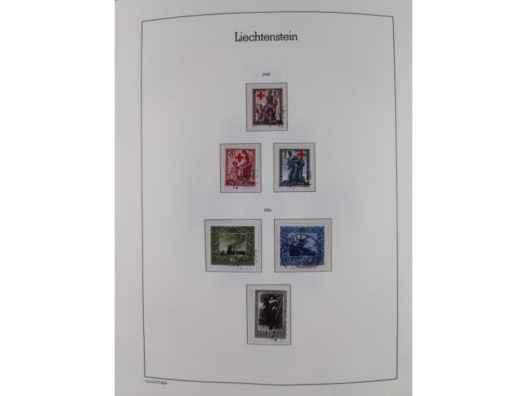 1912/85, Sammlung in gestempelter Erhaltung auf Leuchtturm Vordruckblättern ab 1-3, dabei Mi.3ya, 53-60, 72-77, 82-89, 94-107