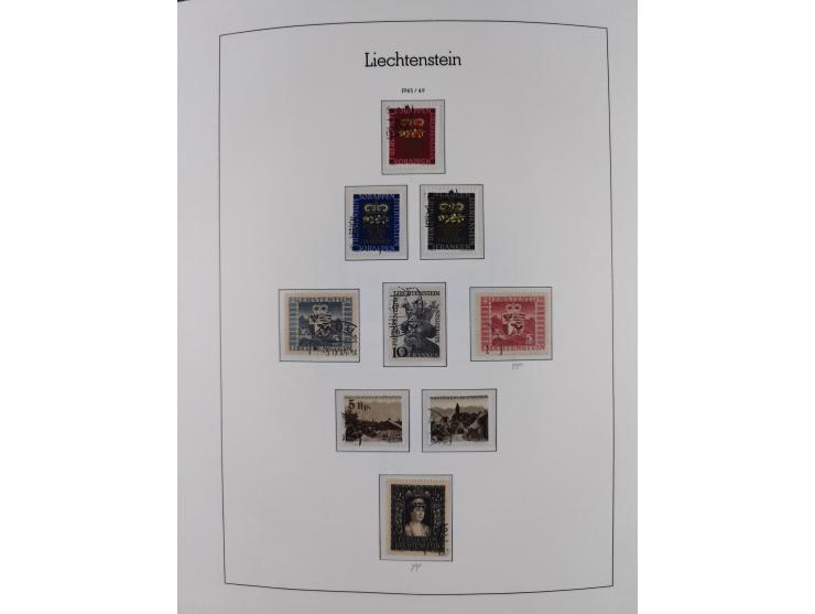 1912/85, Sammlung in gestempelter Erhaltung auf Leuchtturm Vordruckblättern ab 1-3, dabei Mi.3ya, 53-60, 72-77, 82-89, 94-107