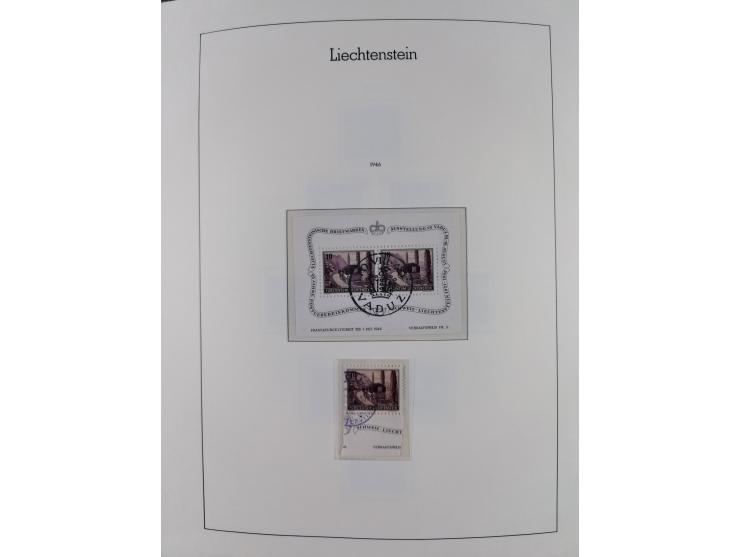 1912/85, Sammlung in gestempelter Erhaltung auf Leuchtturm Vordruckblättern ab 1-3, dabei Mi.3ya, 53-60, 72-77, 82-89, 94-107