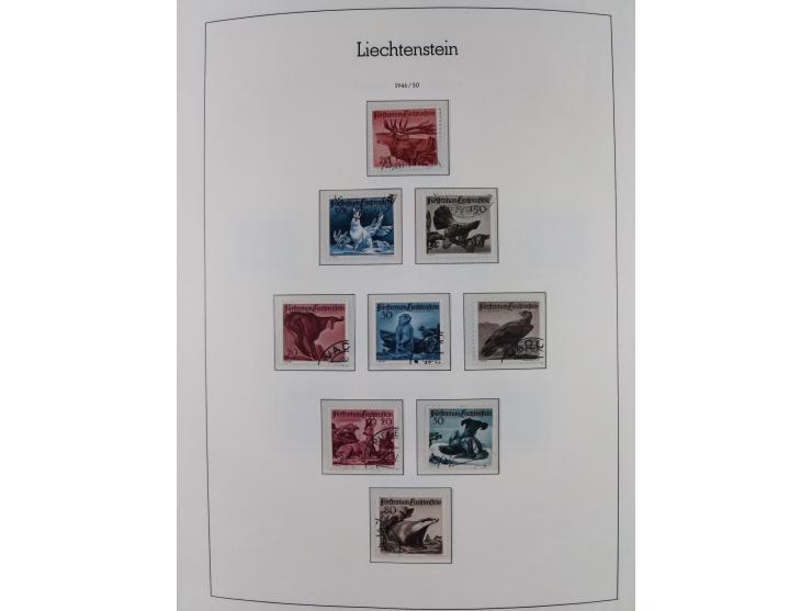 1912/85, Sammlung in gestempelter Erhaltung auf Leuchtturm Vordruckblättern ab 1-3, dabei Mi.3ya, 53-60, 72-77, 82-89, 94-107