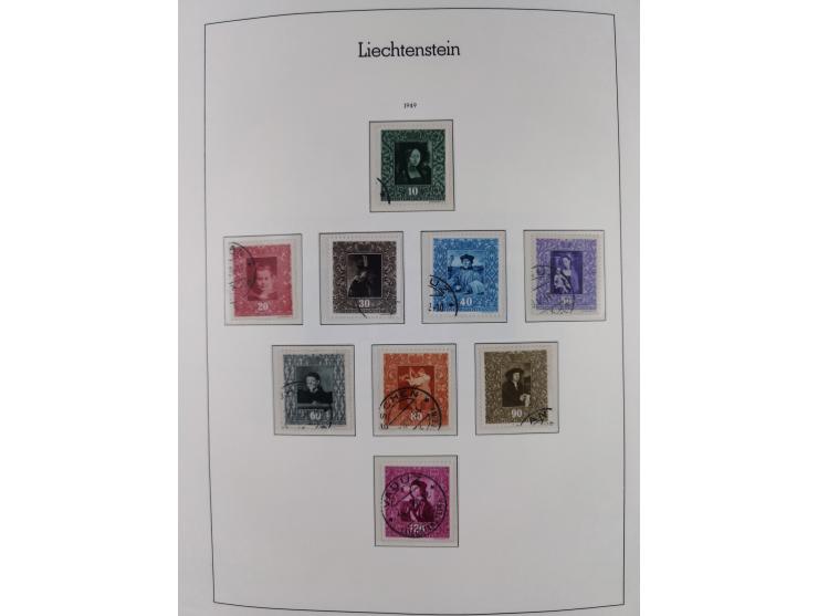 1912/85, Sammlung in gestempelter Erhaltung auf Leuchtturm Vordruckblättern ab 1-3, dabei Mi.3ya, 53-60, 72-77, 82-89, 94-107