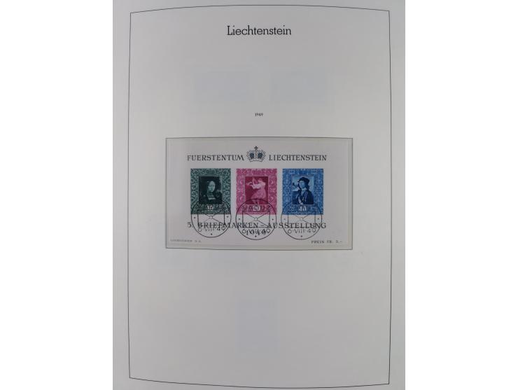 1912/85, Sammlung in gestempelter Erhaltung auf Leuchtturm Vordruckblättern ab 1-3, dabei Mi.3ya, 53-60, 72-77, 82-89, 94-107