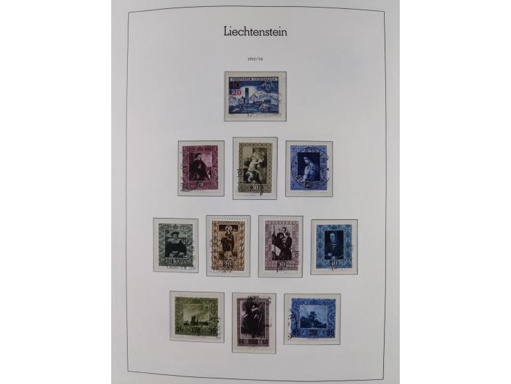 1912/85, Sammlung in gestempelter Erhaltung auf Leuchtturm Vordruckblättern ab 1-3, dabei Mi.3ya, 53-60, 72-77, 82-89, 94-107