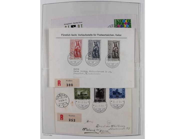 1912/85, Sammlung in gestempelter Erhaltung auf Leuchtturm Vordruckblättern ab 1-3, dabei Mi.3ya, 53-60, 72-77, 82-89, 94-107