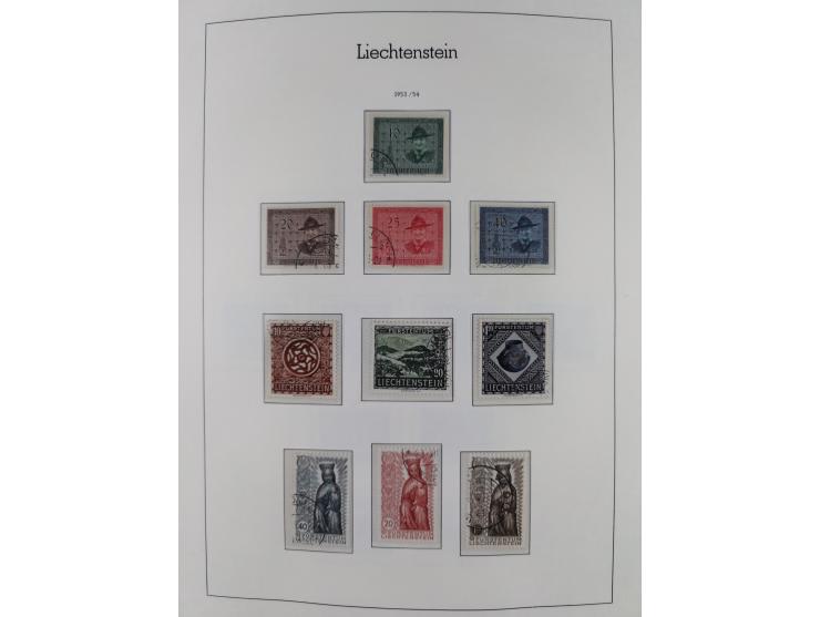 1912/85, Sammlung in gestempelter Erhaltung auf Leuchtturm Vordruckblättern ab 1-3, dabei Mi.3ya, 53-60, 72-77, 82-89, 94-107