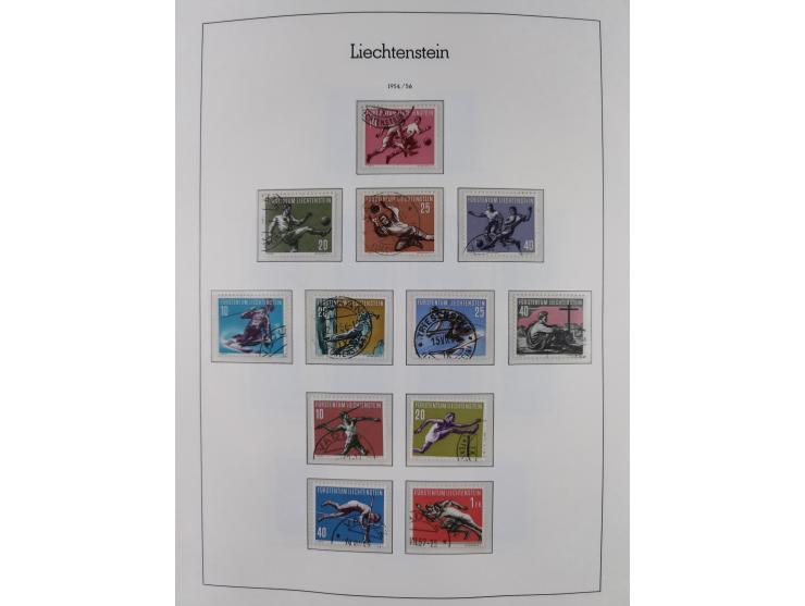 1912/85, Sammlung in gestempelter Erhaltung auf Leuchtturm Vordruckblättern ab 1-3, dabei Mi.3ya, 53-60, 72-77, 82-89, 94-107