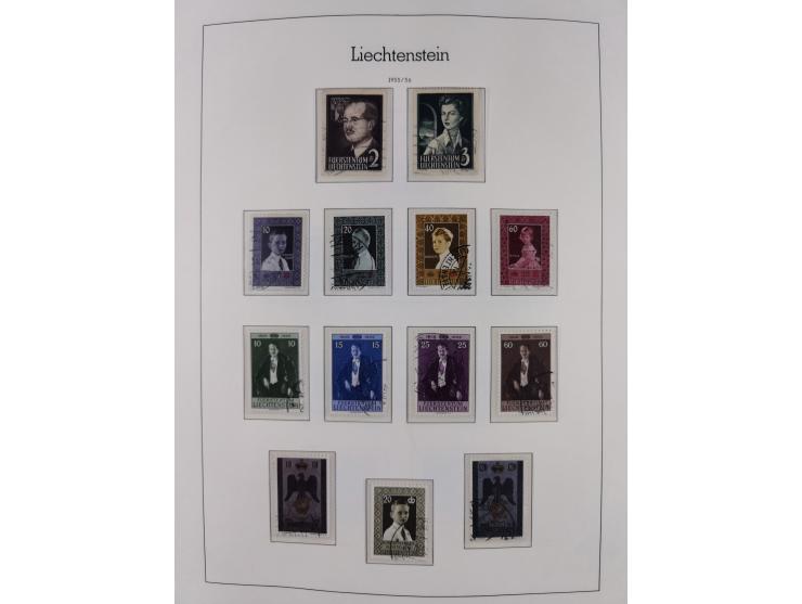 1912/85, Sammlung in gestempelter Erhaltung auf Leuchtturm Vordruckblättern ab 1-3, dabei Mi.3ya, 53-60, 72-77, 82-89, 94-107