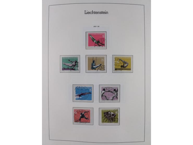 1912/85, Sammlung in gestempelter Erhaltung auf Leuchtturm Vordruckblättern ab 1-3, dabei Mi.3ya, 53-60, 72-77, 82-89, 94-107