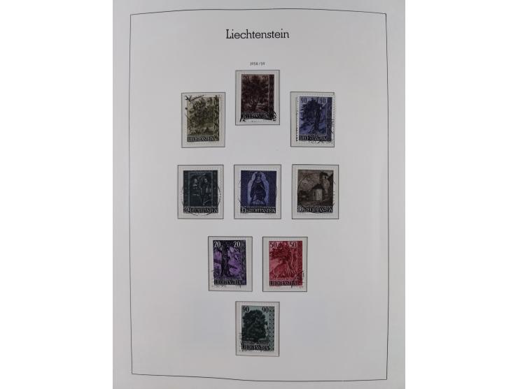 1912/85, Sammlung in gestempelter Erhaltung auf Leuchtturm Vordruckblättern ab 1-3, dabei Mi.3ya, 53-60, 72-77, 82-89, 94-107