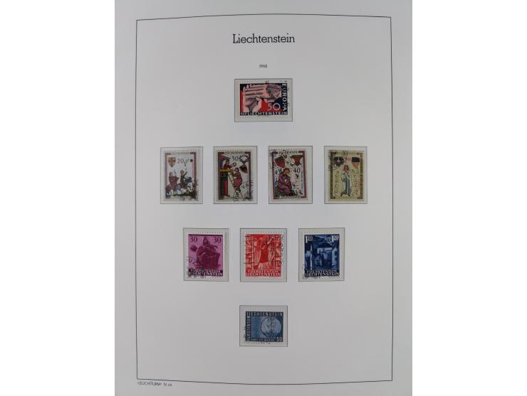 1912/85, Sammlung in gestempelter Erhaltung auf Leuchtturm Vordruckblättern ab 1-3, dabei Mi.3ya, 53-60, 72-77, 82-89, 94-107