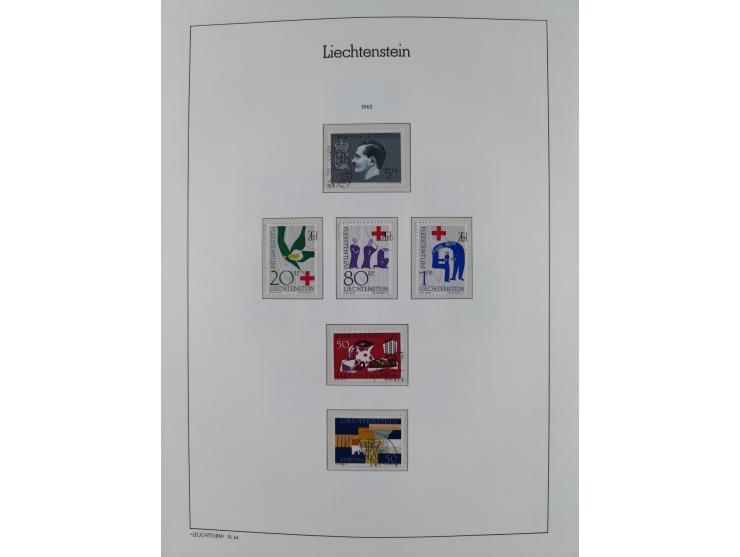 1912/85, Sammlung in gestempelter Erhaltung auf Leuchtturm Vordruckblättern ab 1-3, dabei Mi.3ya, 53-60, 72-77, 82-89, 94-107