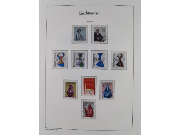 1912/85, Sammlung in gestempelter Erhaltung auf Leuchtturm Vordruckblättern ab 1-3, dabei Mi.3ya, 53-60, 72-77, 82-89, 94-107