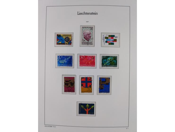 1912/85, Sammlung in gestempelter Erhaltung auf Leuchtturm Vordruckblättern ab 1-3, dabei Mi.3ya, 53-60, 72-77, 82-89, 94-107