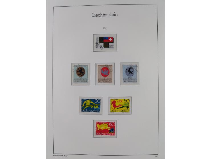 1912/85, Sammlung in gestempelter Erhaltung auf Leuchtturm Vordruckblättern ab 1-3, dabei Mi.3ya, 53-60, 72-77, 82-89, 94-107