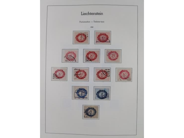 1912/85, Sammlung in gestempelter Erhaltung auf Leuchtturm Vordruckblättern ab 1-3, dabei Mi.3ya, 53-60, 72-77, 82-89, 94-107