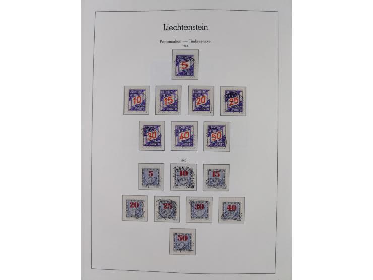 1912/85, Sammlung in gestempelter Erhaltung auf Leuchtturm Vordruckblättern ab 1-3, dabei Mi.3ya, 53-60, 72-77, 82-89, 94-107