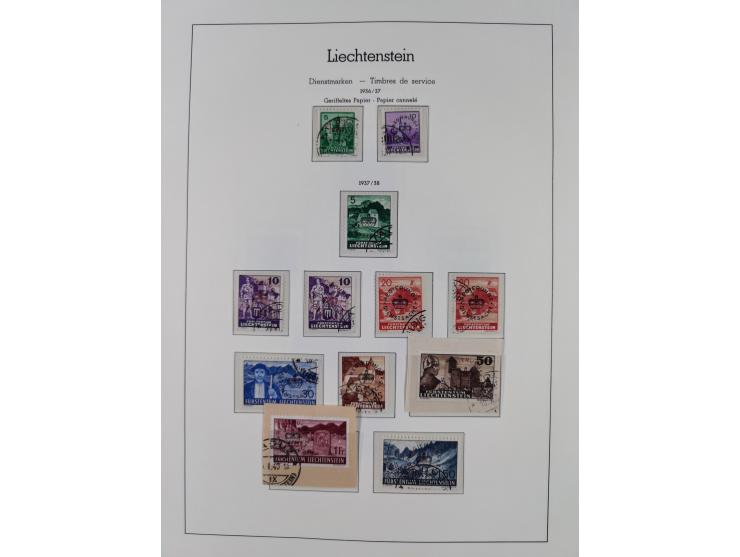 1912/85, Sammlung in gestempelter Erhaltung auf Leuchtturm Vordruckblättern ab 1-3, dabei Mi.3ya, 53-60, 72-77, 82-89, 94-107