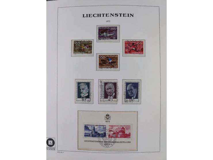 1912/85, Sammlung in gestempelter Erhaltung auf Leuchtturm Vordruckblättern ab 1-3, dabei Mi.3ya, 53-60, 72-77, 82-89, 94-107