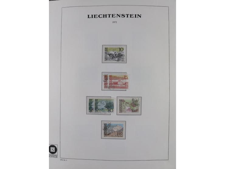1912/85, Sammlung in gestempelter Erhaltung auf Leuchtturm Vordruckblättern ab 1-3, dabei Mi.3ya, 53-60, 72-77, 82-89, 94-107
