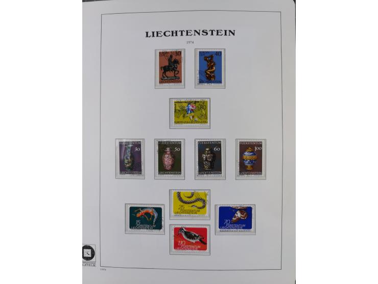 1912/85, Sammlung in gestempelter Erhaltung auf Leuchtturm Vordruckblättern ab 1-3, dabei Mi.3ya, 53-60, 72-77, 82-89, 94-107