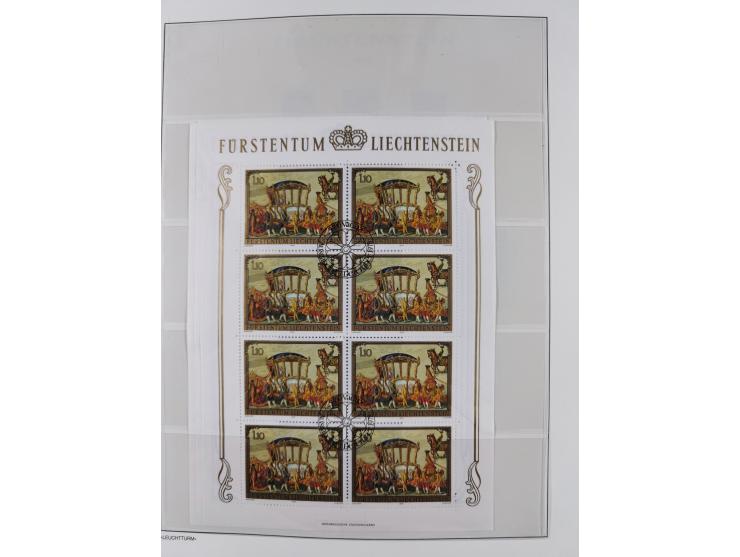 1912/85, Sammlung in gestempelter Erhaltung auf Leuchtturm Vordruckblättern ab 1-3, dabei Mi.3ya, 53-60, 72-77, 82-89, 94-107