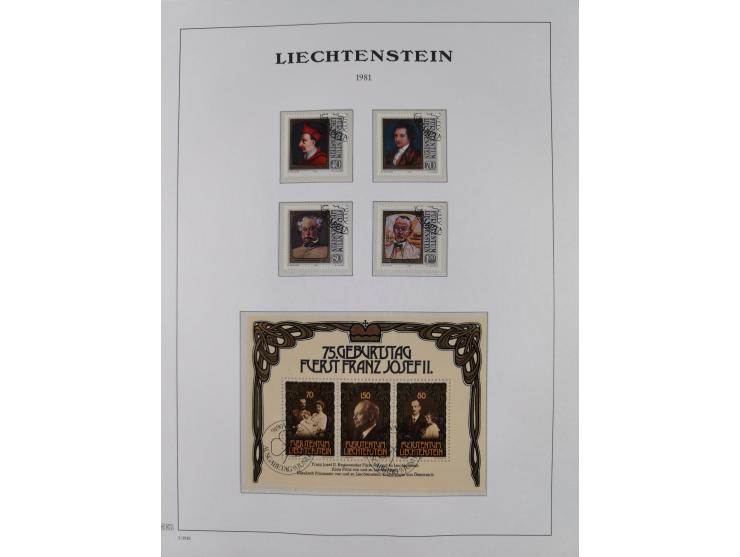 1912/85, Sammlung in gestempelter Erhaltung auf Leuchtturm Vordruckblättern ab 1-3, dabei Mi.3ya, 53-60, 72-77, 82-89, 94-107