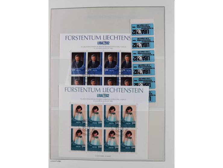 1912/85, Sammlung in gestempelter Erhaltung auf Leuchtturm Vordruckblättern ab 1-3, dabei Mi.3ya, 53-60, 72-77, 82-89, 94-107