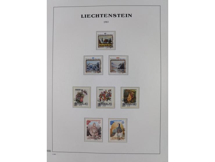 1912/85, Sammlung in gestempelter Erhaltung auf Leuchtturm Vordruckblättern ab 1-3, dabei Mi.3ya, 53-60, 72-77, 82-89, 94-107