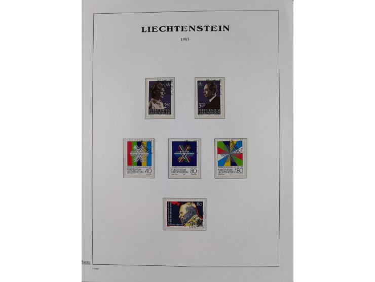 1912/85, Sammlung in gestempelter Erhaltung auf Leuchtturm Vordruckblättern ab 1-3, dabei Mi.3ya, 53-60, 72-77, 82-89, 94-107