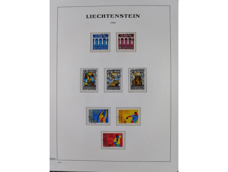 1912/85, Sammlung in gestempelter Erhaltung auf Leuchtturm Vordruckblättern ab 1-3, dabei Mi.3ya, 53-60, 72-77, 82-89, 94-107