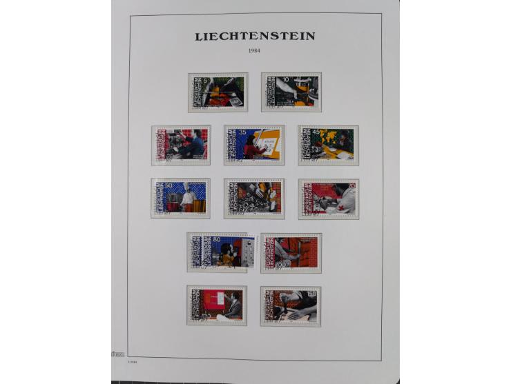 1912/85, Sammlung in gestempelter Erhaltung auf Leuchtturm Vordruckblättern ab 1-3, dabei Mi.3ya, 53-60, 72-77, 82-89, 94-107