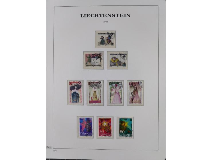 1912/85, Sammlung in gestempelter Erhaltung auf Leuchtturm Vordruckblättern ab 1-3, dabei Mi.3ya, 53-60, 72-77, 82-89, 94-107