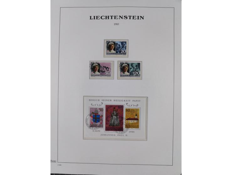 1912/85, Sammlung in gestempelter Erhaltung auf Leuchtturm Vordruckblättern ab 1-3, dabei Mi.3ya, 53-60, 72-77, 82-89, 94-107