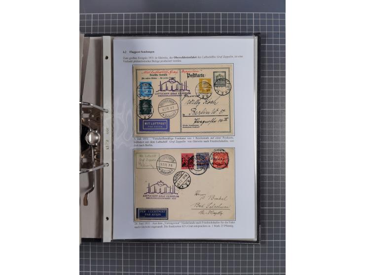 GLEIWITZ: 1817/1950 (ca.), ausstellungsmäßig aufgezogene Sammlung mit reichhaltig zusätzlichem Material, überschlägig rund 35