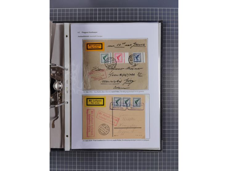 GLEIWITZ: 1817/1950 (ca.), ausstellungsmäßig aufgezogene Sammlung mit reichhaltig zusätzlichem Material, überschlägig rund 35