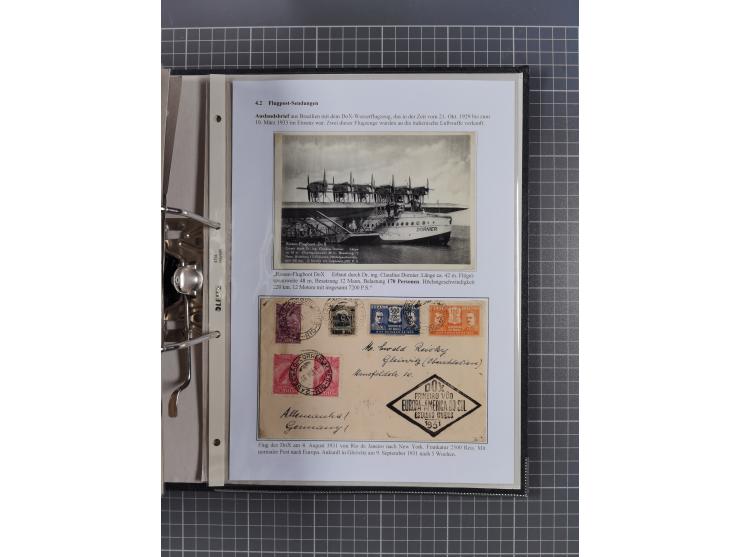 GLEIWITZ: 1817/1950 (ca.), ausstellungsmäßig aufgezogene Sammlung mit reichhaltig zusätzlichem Material, überschlägig rund 35