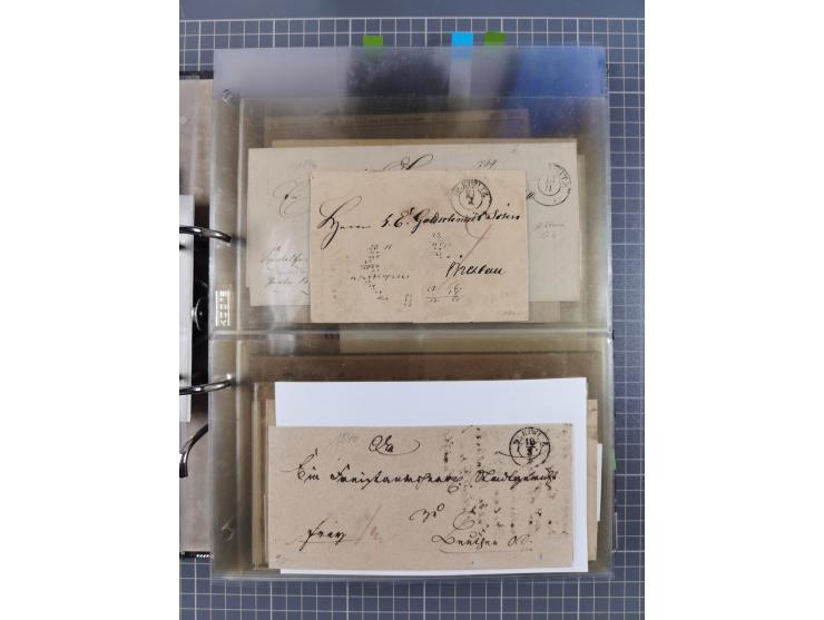 GLEIWITZ: 1817/1950 (ca.), ausstellungsmäßig aufgezogene Sammlung mit reichhaltig zusätzlichem Material, überschlägig rund 35