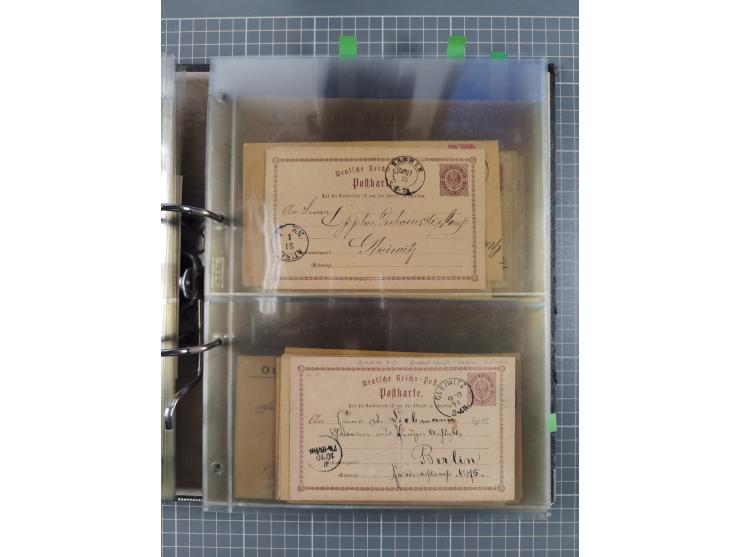 GLEIWITZ: 1817/1950 (ca.), ausstellungsmäßig aufgezogene Sammlung mit reichhaltig zusätzlichem Material, überschlägig rund 35