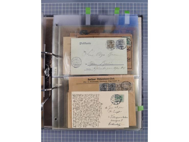 GLEIWITZ: 1817/1950 (ca.), ausstellungsmäßig aufgezogene Sammlung mit reichhaltig zusätzlichem Material, überschlägig rund 35